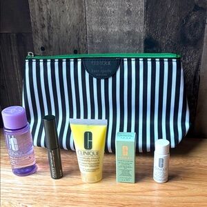 Clinique bag by Kate spade w 5 cosmetics